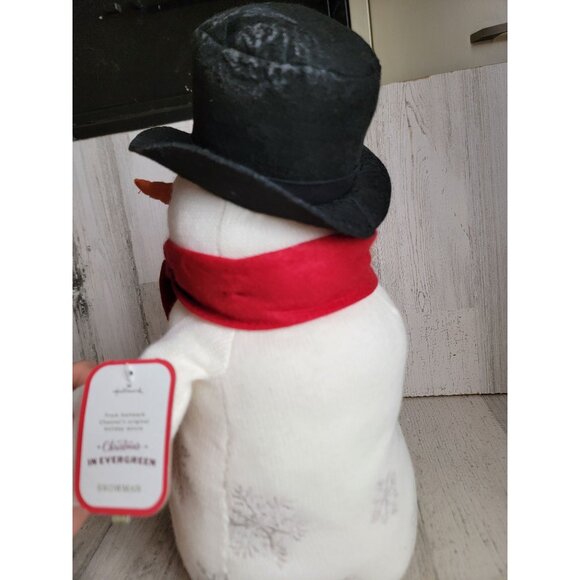Hallmark Christmas in Evergreen snowman Holiday Movie Plush decor - Picture 5 of 8